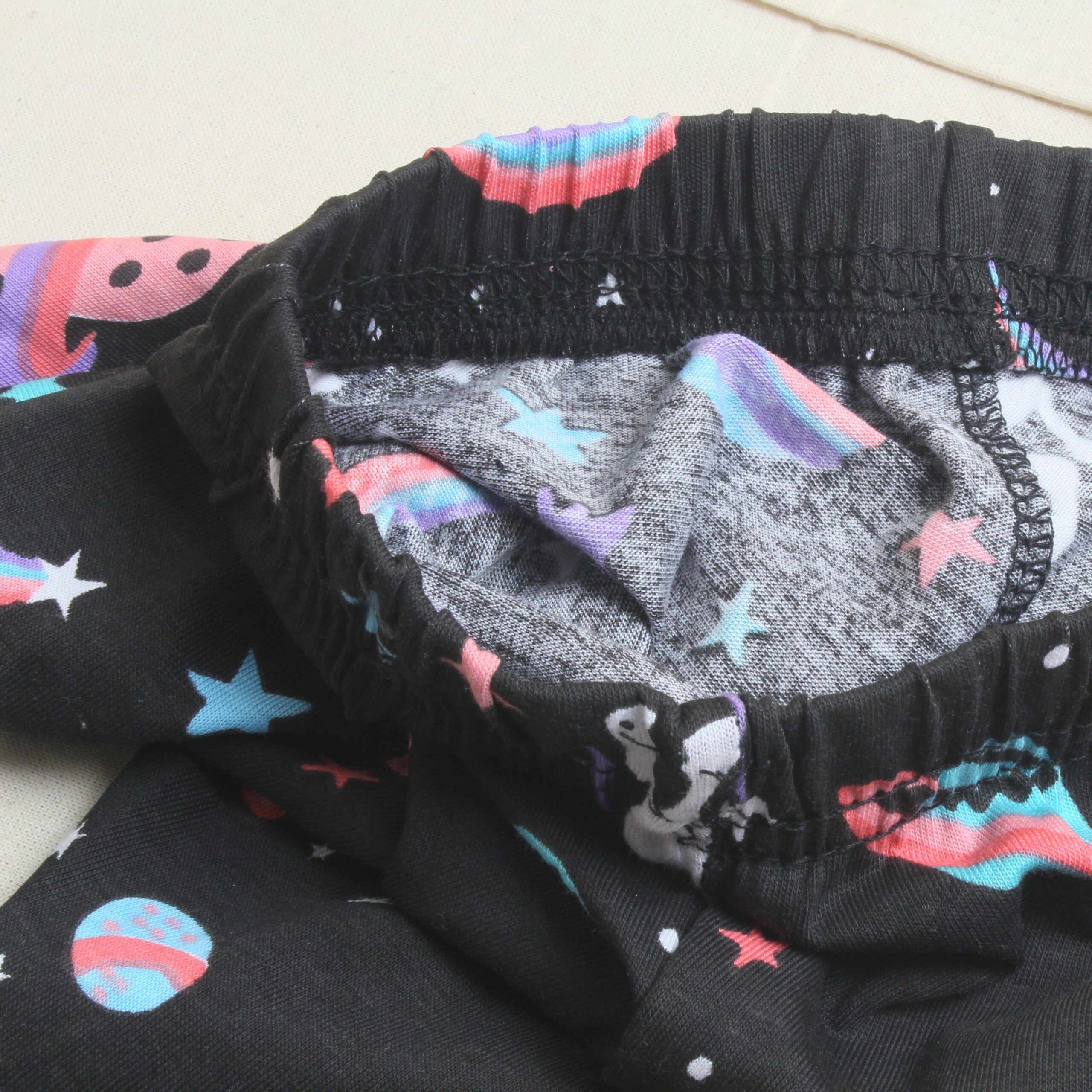 Kid's Space Unicorn Texture Leggings