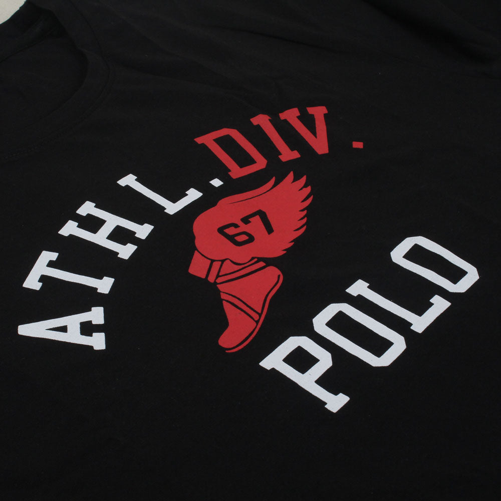 Men's Black T-shirt with Red Print