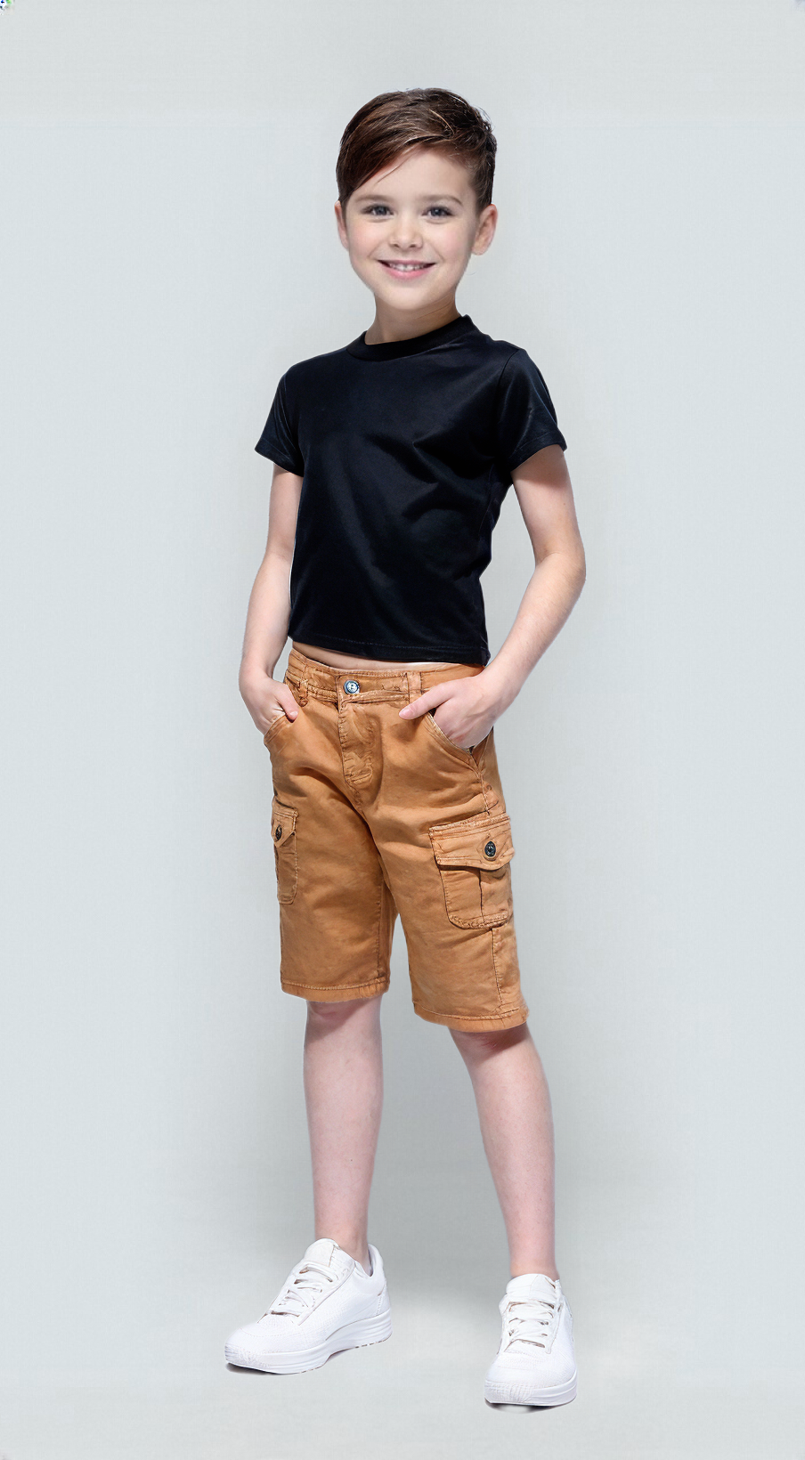 Kids Brown Shorts for Summer