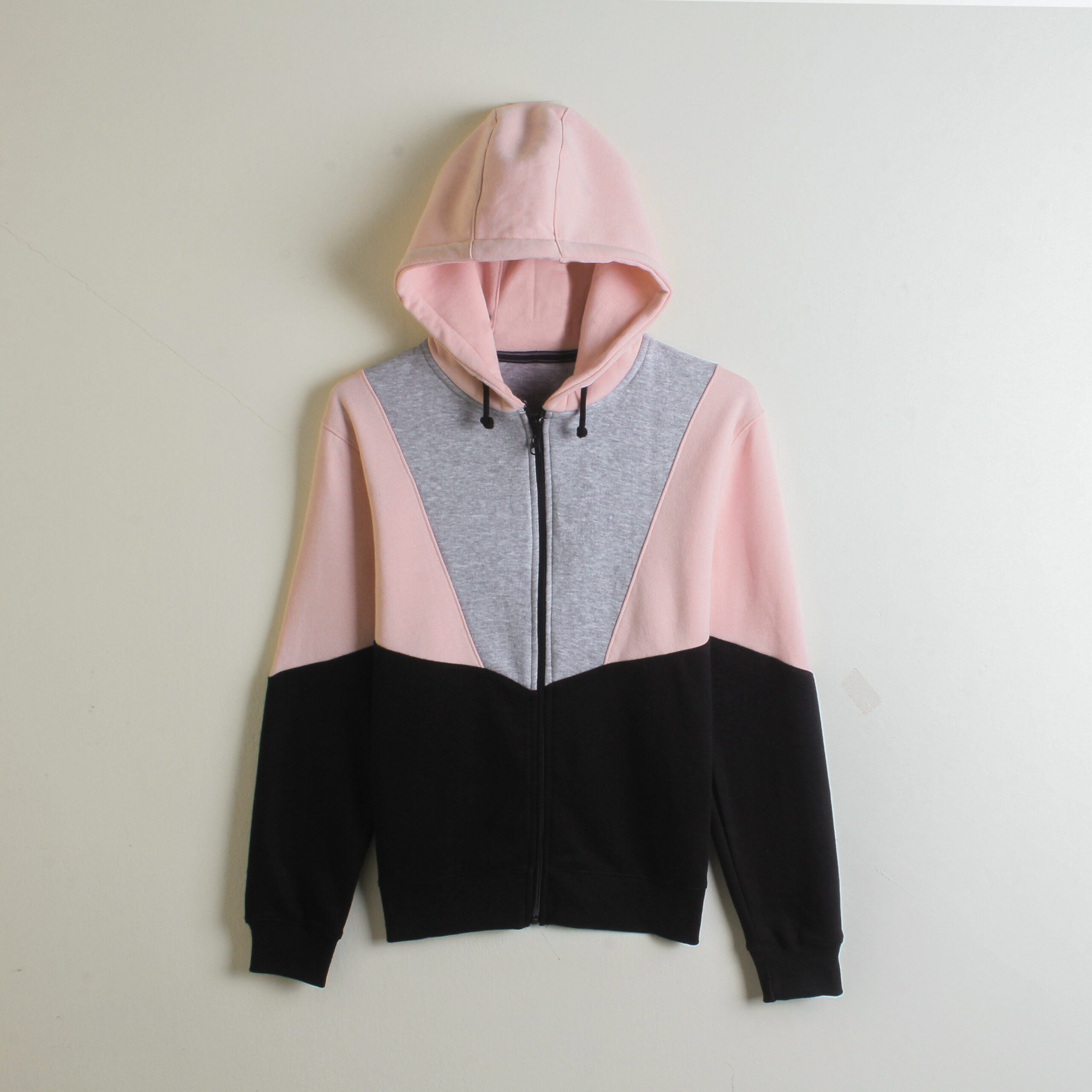 Ladies Pink n Black Hoodie