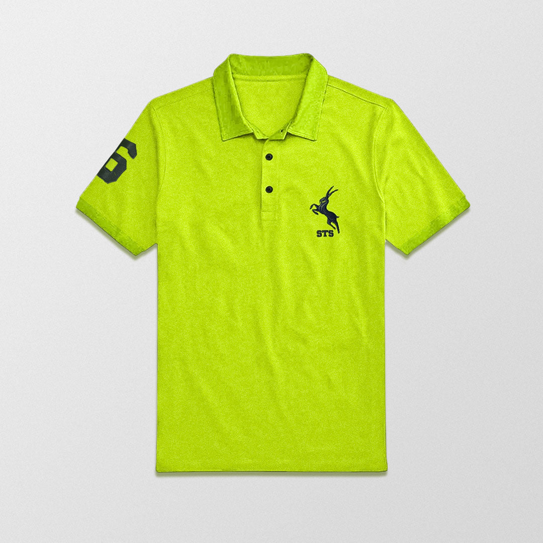 Neon Green Men's Polo Shirt