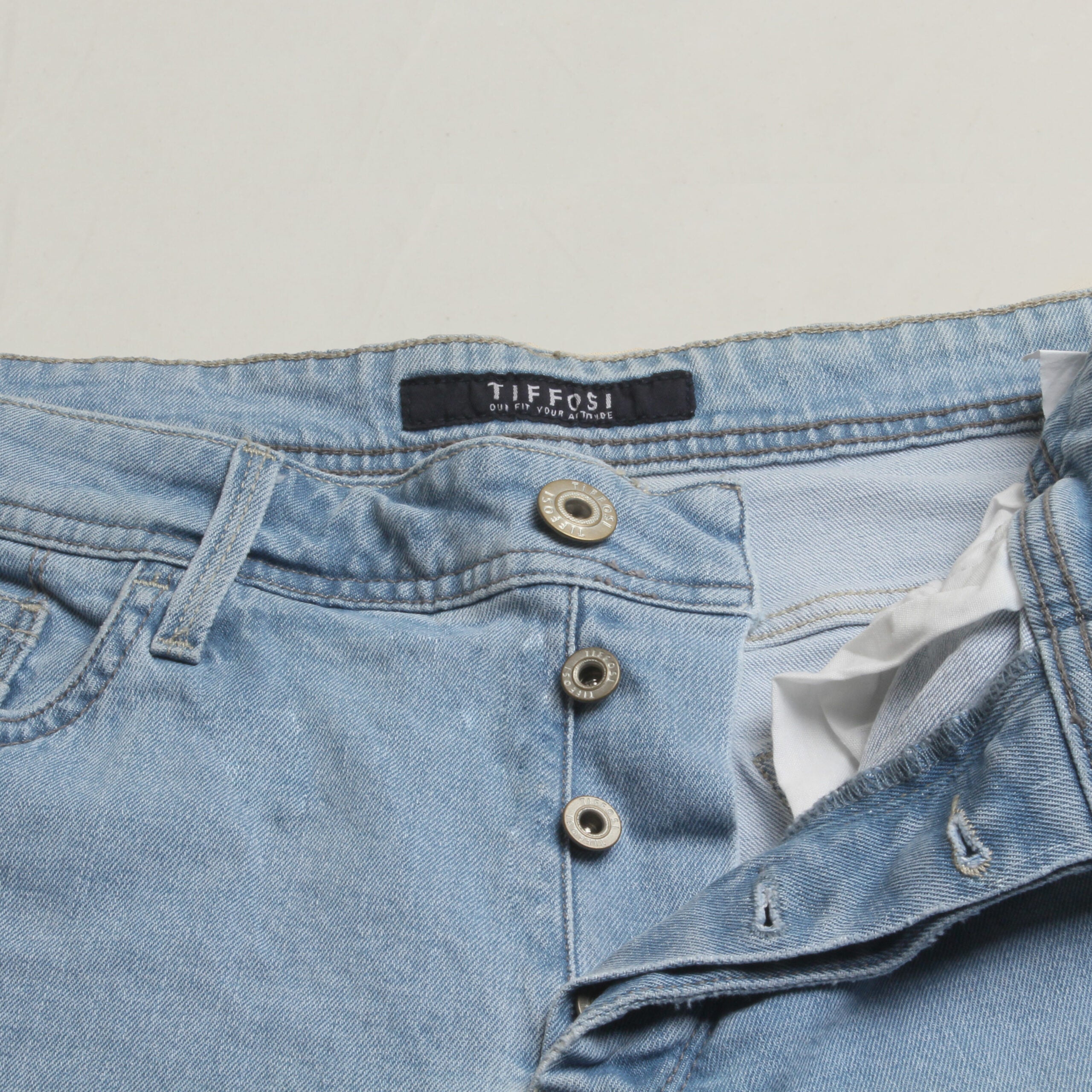 Men's Light Blue Jeans Short