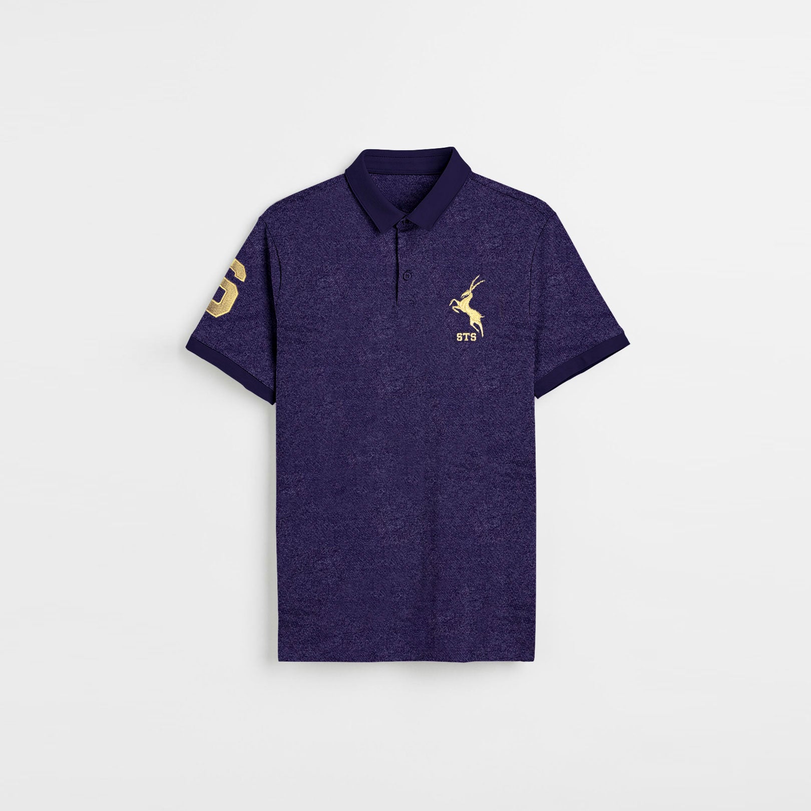 Purple Texture Men's Polo Shirt