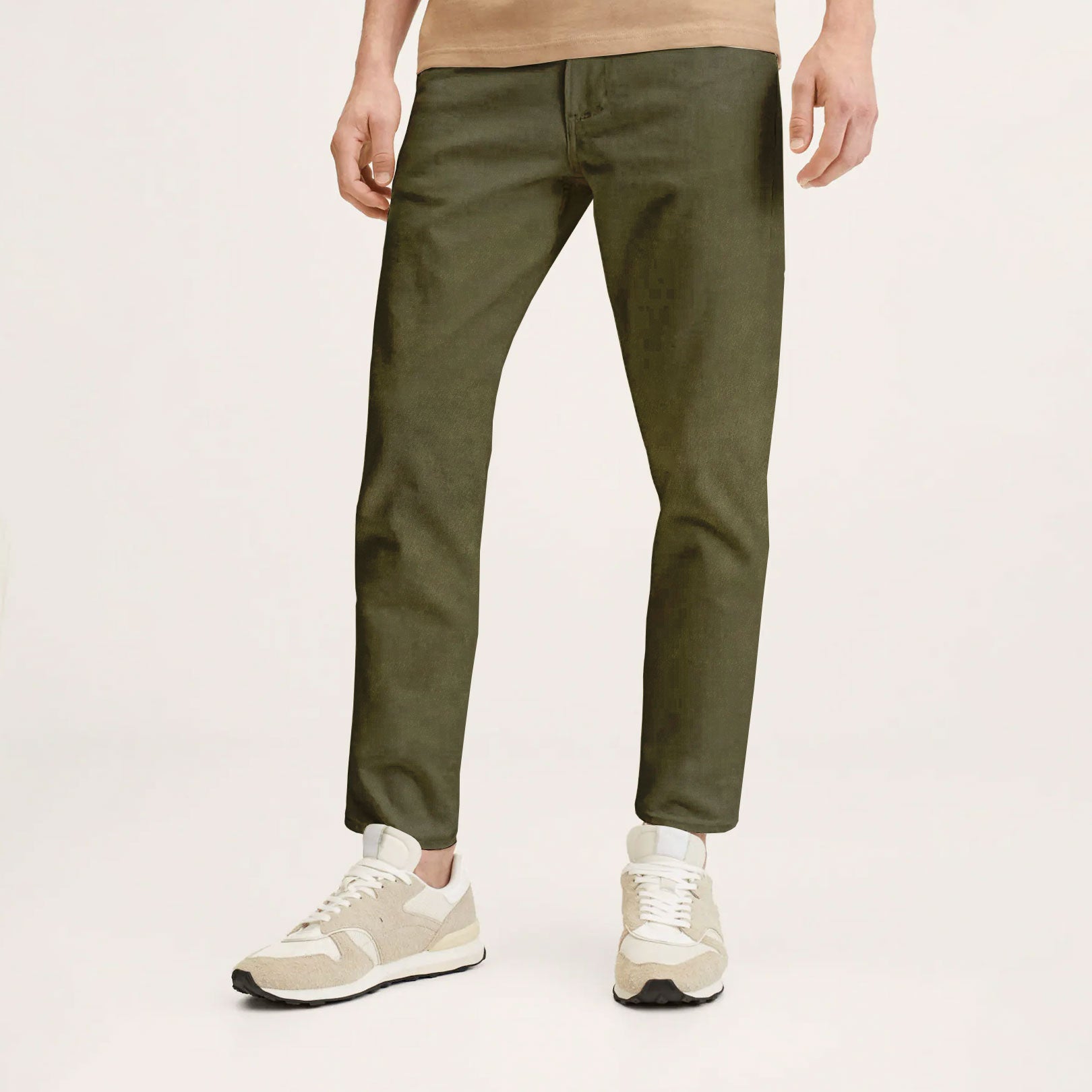 Men's Dark Green denim jeans