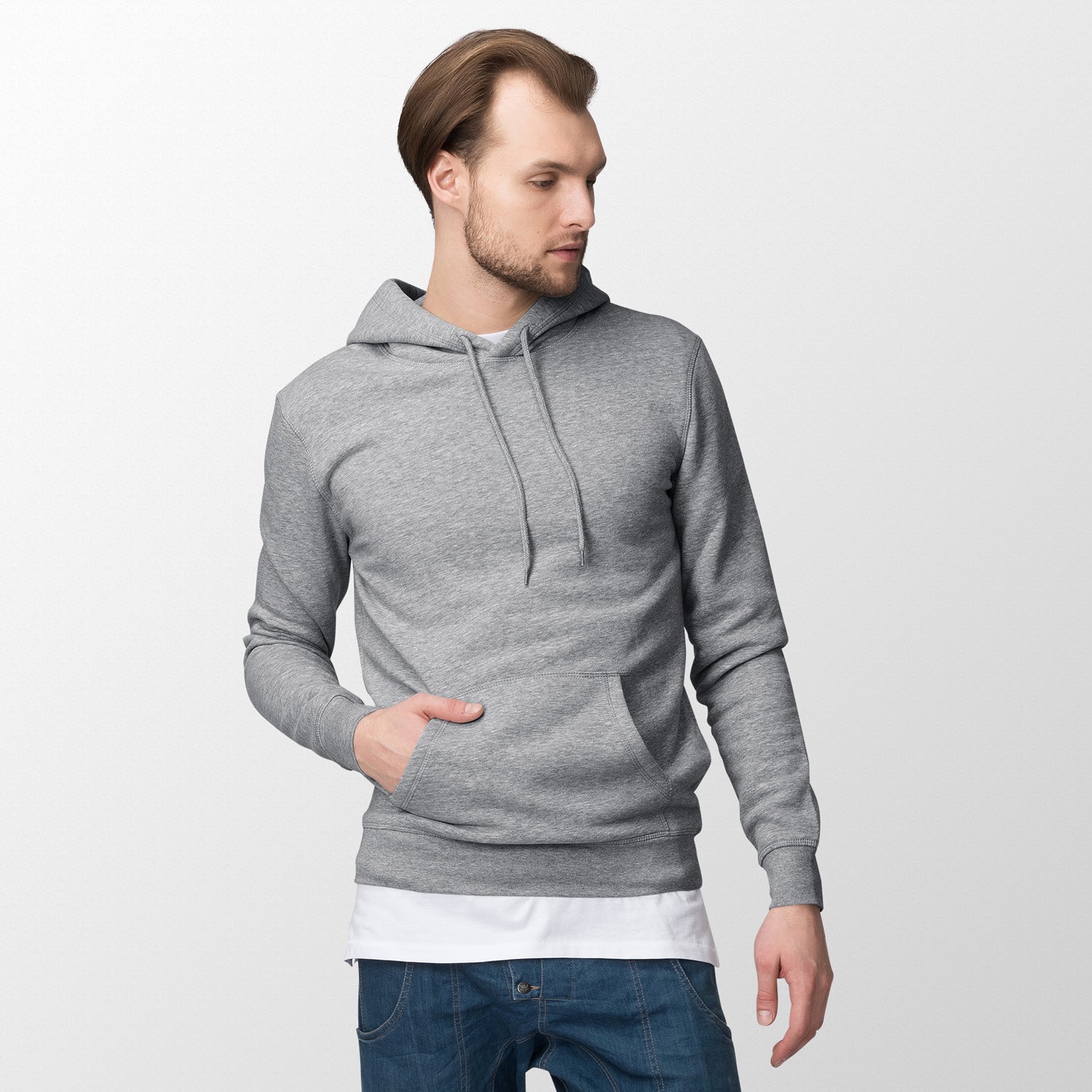 PULLOVER GRAY HOODIE